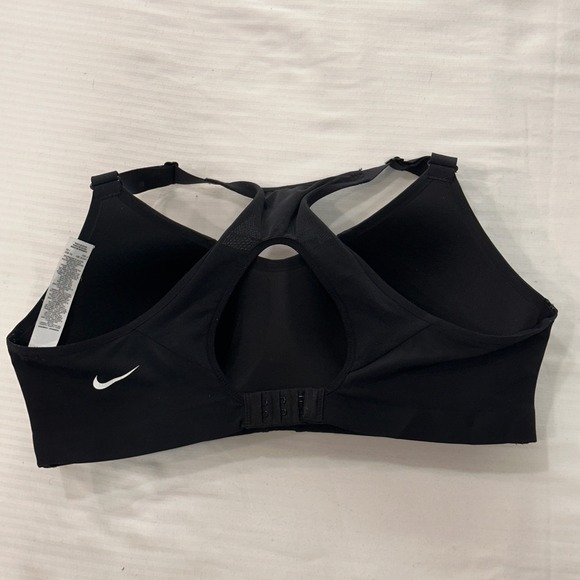 Nike Women's Black Racerback Sports Bra High Support Gym Workout Fitness - Picture 2 of 5